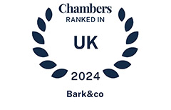 BARK & CO Solicitors Best Law Firm - London UK - Chambers and Partners Legal Directory 2024 Award - Top Lawyers and Attorneys